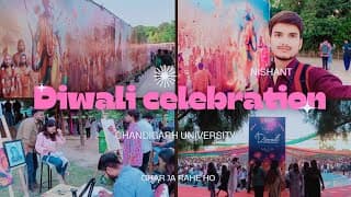 Diwali Celebration in my college  | Chandigarh University | Nishant's World of Vibes