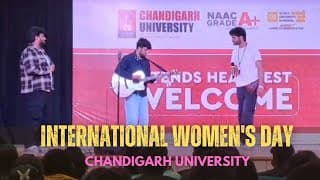 International Women's Day in Chandigarh University 🔥 | Chandigarh University