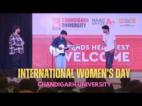 International Women's Day in Chandigarh University 🔥 | Chandigarh University